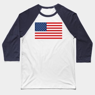 lag of the United States - Flag of the USA - Flag of America Baseball T-Shirt